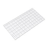 Maxbell Fish Tank Divider Easy Installation Aquarium Lid Separation Hood Bottom Tray 30x15x1.5cm White