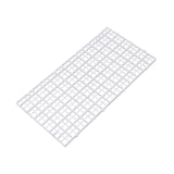 Maxbell Fish Tank Divider Easy Installation Aquarium Lid Separation Hood Bottom Tray 30x15x1.5cm White