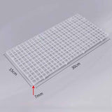 Maxbell Fish Tank Divider Easy Installation Aquarium Lid Separation Hood Bottom Tray 30x15x1.5cm Clear