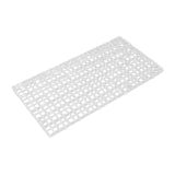 Maxbell Fish Tank Divider Easy Installation Aquarium Lid Separation Hood Bottom Tray 30x15x1.5cm Clear