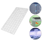 Maxbell Fish Tank Divider Easy Installation Aquarium Lid Separation Hood Bottom Tray 30x15x1.5cm Clear