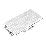 Maxbell Fish Tank Divider Easy Installation Aquarium Lid Separation Hood Bottom Tray 30x15x1.5cm Clear
