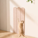 Maxbell Cat Scratching Mat Felt Pet Supplies Climbing Scratcher for Couch Sofa Floor Dark camel