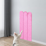 Maxbell Cat Scratching Mat Felt Pet Supplies Climbing Scratcher for Couch Sofa Floor rose red