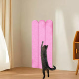 Maxbell Cat Scratching Mat Felt Pet Supplies Climbing Scratcher for Couch Sofa Floor rose red