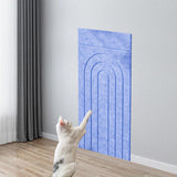 Maxbell Cat Scratching Pad Easy to Use Sharpen Claw Toy Versatile Climbing Scratcher blue