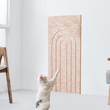 Maxbell Cat Scratching Pad Easy to Use Sharpen Claw Toy Versatile Climbing Scratcher Dark camel