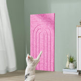 Maxbell Cat Scratching Pad Easy to Use Sharpen Claw Toy Versatile Climbing Scratcher rose red