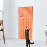 Maxbell Cat Scratching Pad Easy to Use Sharpen Claw Toy Versatile Climbing Scratcher orange