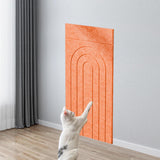 Maxbell Cat Scratching Pad Easy to Use Sharpen Claw Toy Versatile Climbing Scratcher orange