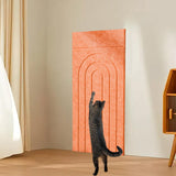 Maxbell Cat Scratching Pad Easy to Use Sharpen Claw Toy Versatile Climbing Scratcher orange