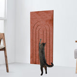 Maxbell Cat Scratching Pad Easy to Use Sharpen Claw Toy Versatile Climbing Scratcher brown