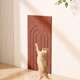 Maxbell Cat Scratching Pad Easy to Use Sharpen Claw Toy Versatile Climbing Scratcher brown
