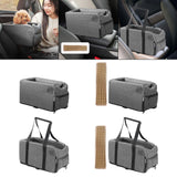 Maxbell Portable Car Console Dog Seat with Adjustable Straps for Small Dogs and Cats Regular