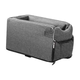 Maxbell Portable Car Console Dog Seat with Adjustable Straps for Small Dogs and Cats Regular