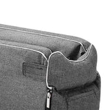 Maxbell Portable Car Console Dog Seat with Adjustable Straps for Small Dogs and Cats Regular