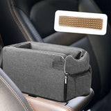 Maxbell Portable Car Console Dog Seat with Adjustable Straps for Small Dogs and Cats Regular with Mat
