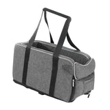 Maxbell Portable Car Console Dog Seat with Adjustable Straps for Small Dogs and Cats with Handle