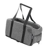 Maxbell Portable Car Console Dog Seat with Adjustable Straps for Small Dogs and Cats with Handle