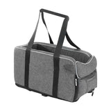Maxbell Portable Car Console Dog Seat with Adjustable Straps for Small Dogs and Cats with Handle