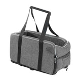 Maxbell Portable Car Console Dog Seat with Adjustable Straps for Small Dogs and Cats with Handle