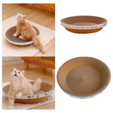 Maxbell Cat Scratcher Cardboard Couch for Indoor Cats Scratch Pad Rest Sleeping L