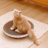 Maxbell Cat Scratcher Cardboard Couch for Indoor Cats Scratch Pad Rest Sleeping L