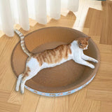 Maxbell Cat Scratcher Cardboard Couch for Indoor Cats Scratch Pad Rest Sleeping XL