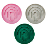 Maxbell Slow Feeder Cat Bowl Silicone Dog Treats Mat Anti Gulping for Dogs and Cats Green