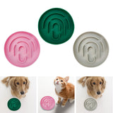 Maxbell Slow Feeder Cat Bowl Silicone Dog Treats Mat Anti Gulping for Dogs and Cats Green