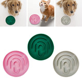 Maxbell Slow Feeder Cat Bowl Silicone Dog Treats Mat Anti Gulping for Dogs and Cats Green