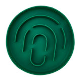 Maxbell Slow Feeder Cat Bowl Silicone Dog Treats Mat Anti Gulping for Dogs and Cats Green