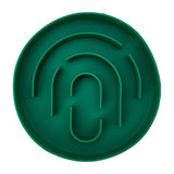 Maxbell Slow Feeder Cat Bowl Silicone Dog Treats Mat Anti Gulping for Dogs and Cats Green