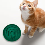 Maxbell Slow Feeder Cat Bowl Silicone Dog Treats Mat Anti Gulping for Dogs and Cats Green