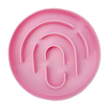 Maxbell Slow Feeder Cat Bowl Silicone Dog Treats Mat Anti Gulping for Dogs and Cats Pink