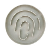 Maxbell Slow Feeder Cat Bowl Silicone Dog Treats Mat Anti Gulping for Dogs and Cats Grey