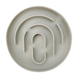 Maxbell Slow Feeder Cat Bowl Silicone Dog Treats Mat Anti Gulping for Dogs and Cats Grey