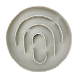 Maxbell Slow Feeder Cat Bowl Silicone Dog Treats Mat Anti Gulping for Dogs and Cats Grey