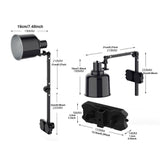 Maxbell Light Holder Stand Single Head for Box Invertebrates Vivarium Dome Lampshade