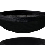 Maxbell Cat Bed for Desk Modern with 2 Washable Mat for Furniture Living Room Indoor black