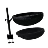 Maxbell Cat Bed for Desk Modern with 2 Washable Mat for Furniture Living Room Indoor black