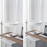 Maxbell Cat Bed for Desk Modern with 2 Washable Mat for Furniture Living Room Indoor white