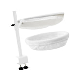 Maxbell Cat Bed for Desk Modern with 2 Washable Mat for Furniture Living Room Indoor white