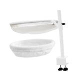 Maxbell Cat Bed for Desk Modern with 2 Washable Mat for Furniture Living Room Indoor white