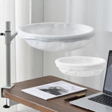 Maxbell Cat Bed for Desk Modern with 2 Washable Mat for Furniture Living Room Indoor white