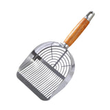 Maxbell Stainless Steel Cats Litter Scoop Compact Mesh Shovel for Cat Box Bunny Pets Strip Type
