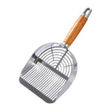 Maxbell Stainless Steel Cats Litter Scoop Compact Mesh Shovel for Cat Box Bunny Pets Strip Type