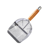 Maxbell Stainless Steel Cats Litter Scoop Compact Mesh Shovel for Cat Box Bunny Pets Strip Type