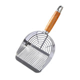 Maxbell Stainless Steel Cats Litter Scoop Compact Mesh Shovel for Cat Box Bunny Pets Strip Type
