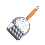 Maxbell Stainless Steel Cats Litter Scoop Compact Mesh Shovel for Cat Box Bunny Pets Hole Type